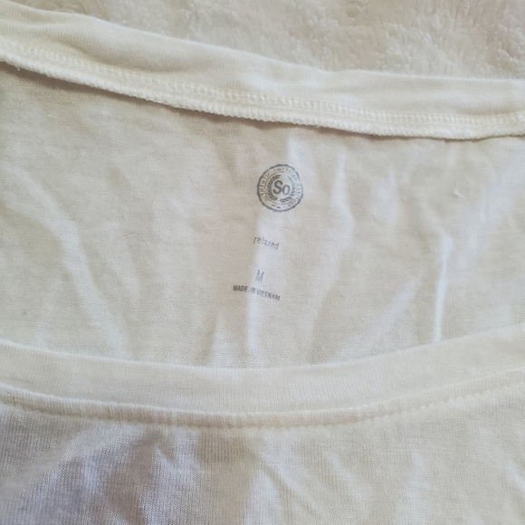 White Peplum Top - Picture 3 of 3